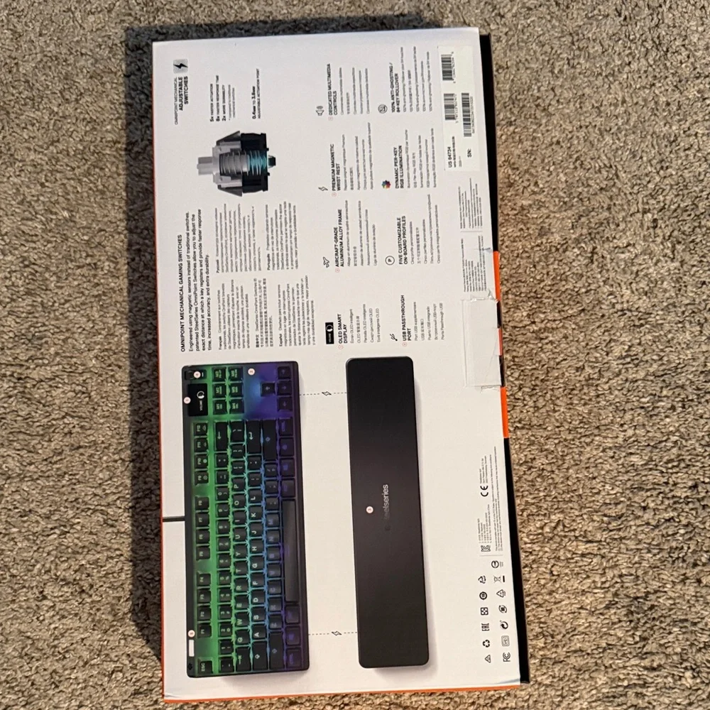SteelSeries Apex Pro TKL Mechanical Gaming Keyboard - Black